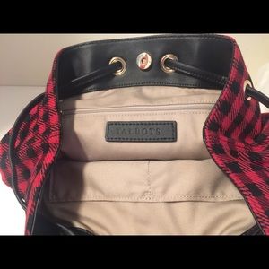 Talbots buffalo check purse